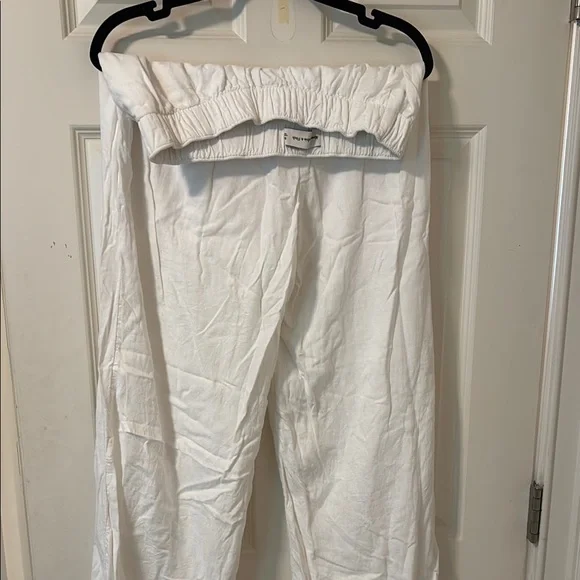 Abercrombie & Fitch Linen Blend Pull-On Pant - Picture 3 of 4